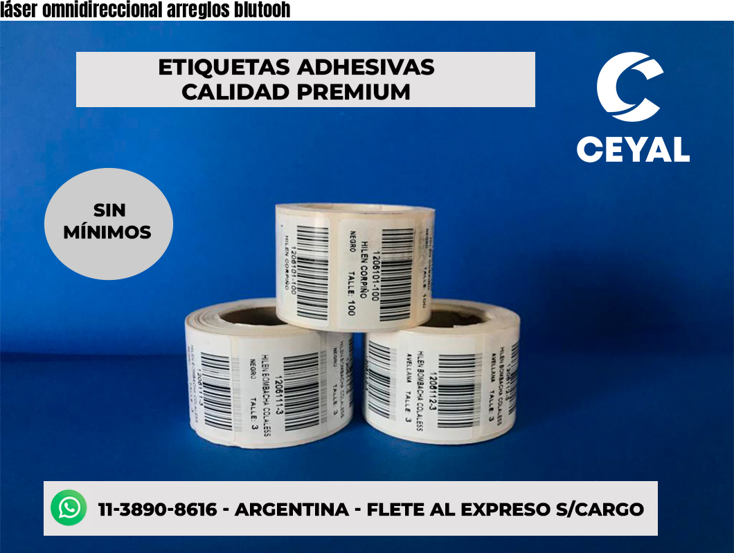 láser omnidireccional arreglos blutooh
