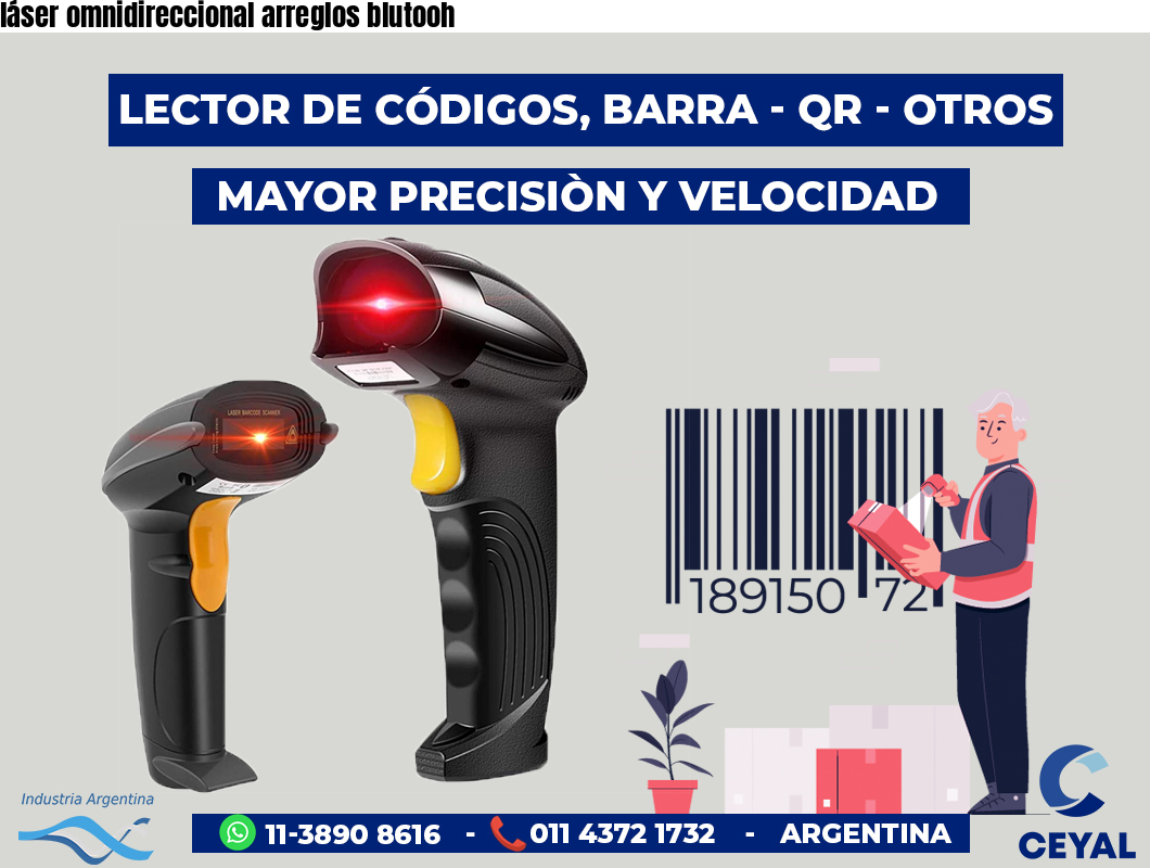 láser omnidireccional arreglos blutooh
