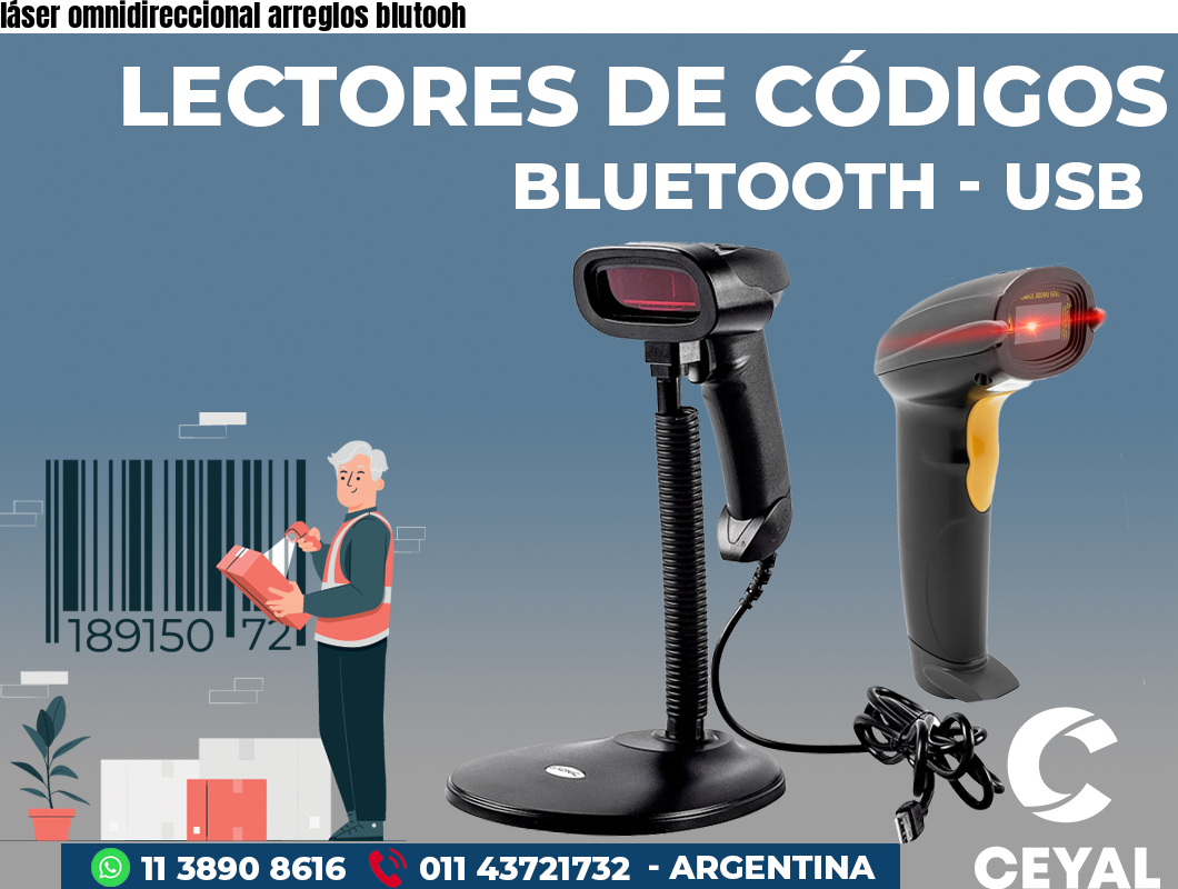 láser omnidireccional arreglos blutooh