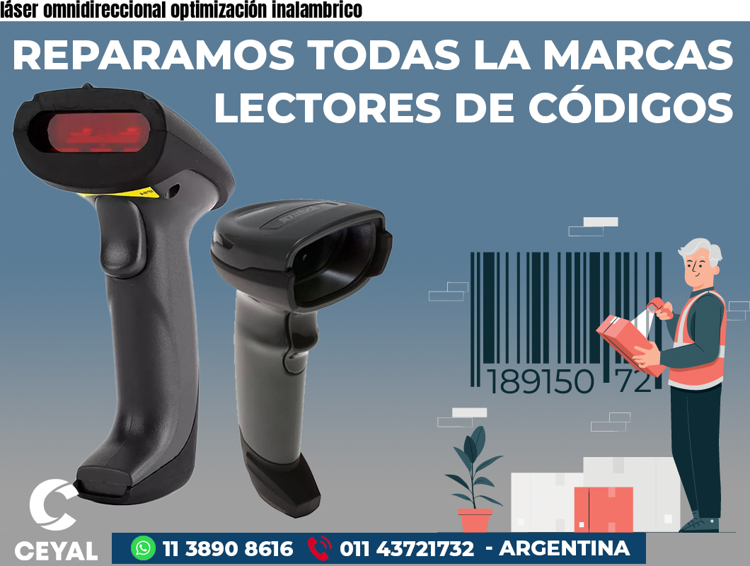 láser omnidireccional optimización inalambrico