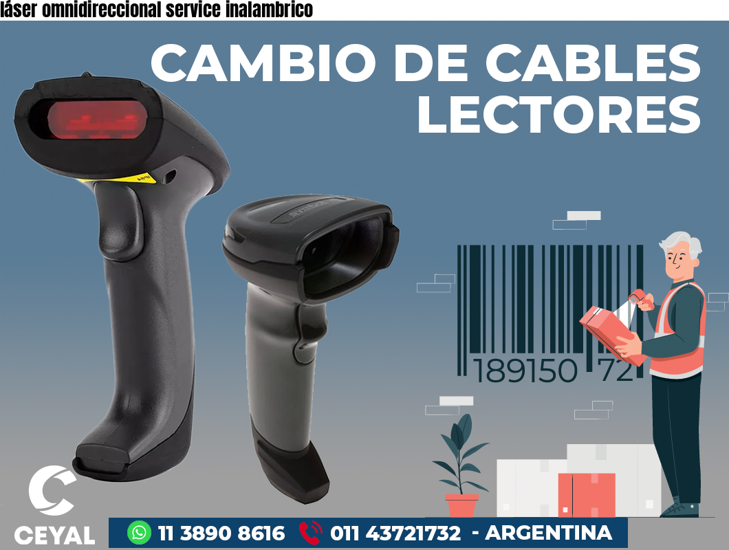 láser omnidireccional service inalambrico