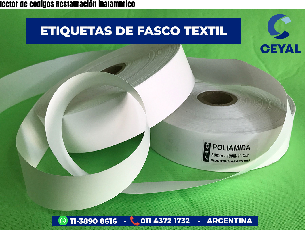 lector de codigos Restauración inalambrico