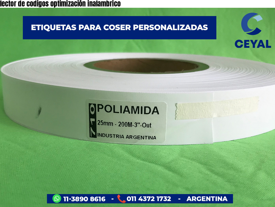 lector de codigos optimización inalambrico