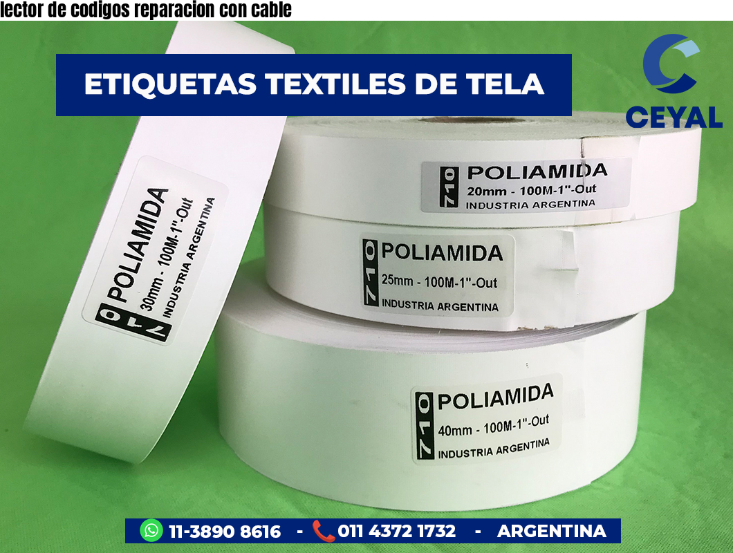 lector de codigos reparacion con cable