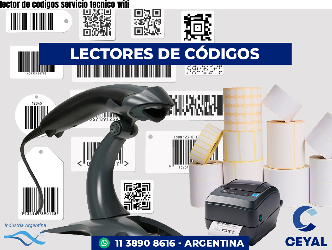 lector de codigos servicio tecnico wifi