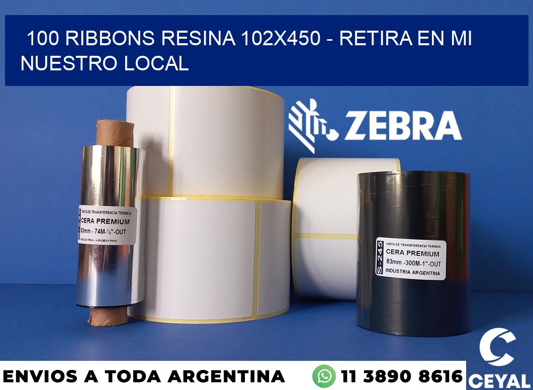 100 Ribbons resina 102x450 - retira en mi nuestro local