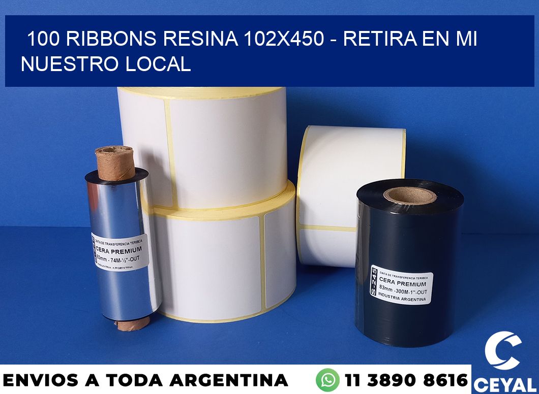 100 Ribbons resina 102×450 – retira en mi nuestro local