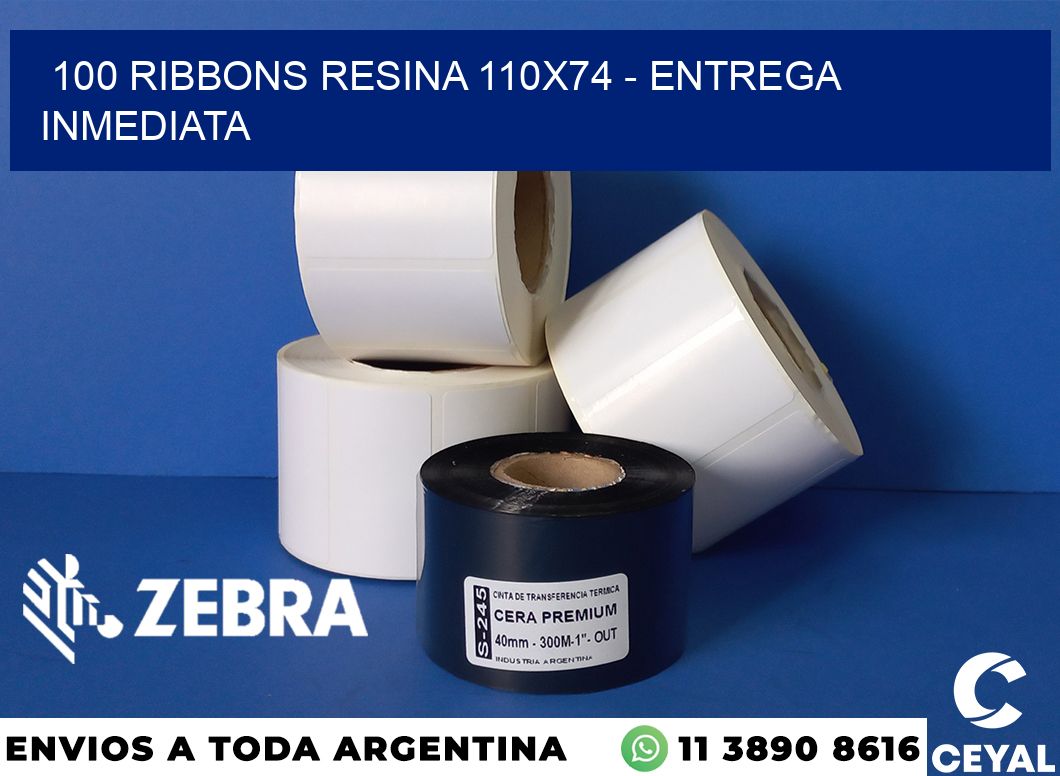 100 Ribbons resina 110x74 - Entrega inmediata