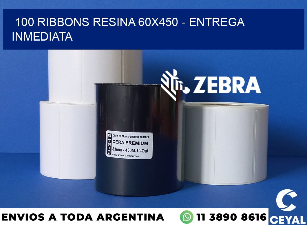 100 Ribbons resina 60x450 - Entrega inmediata