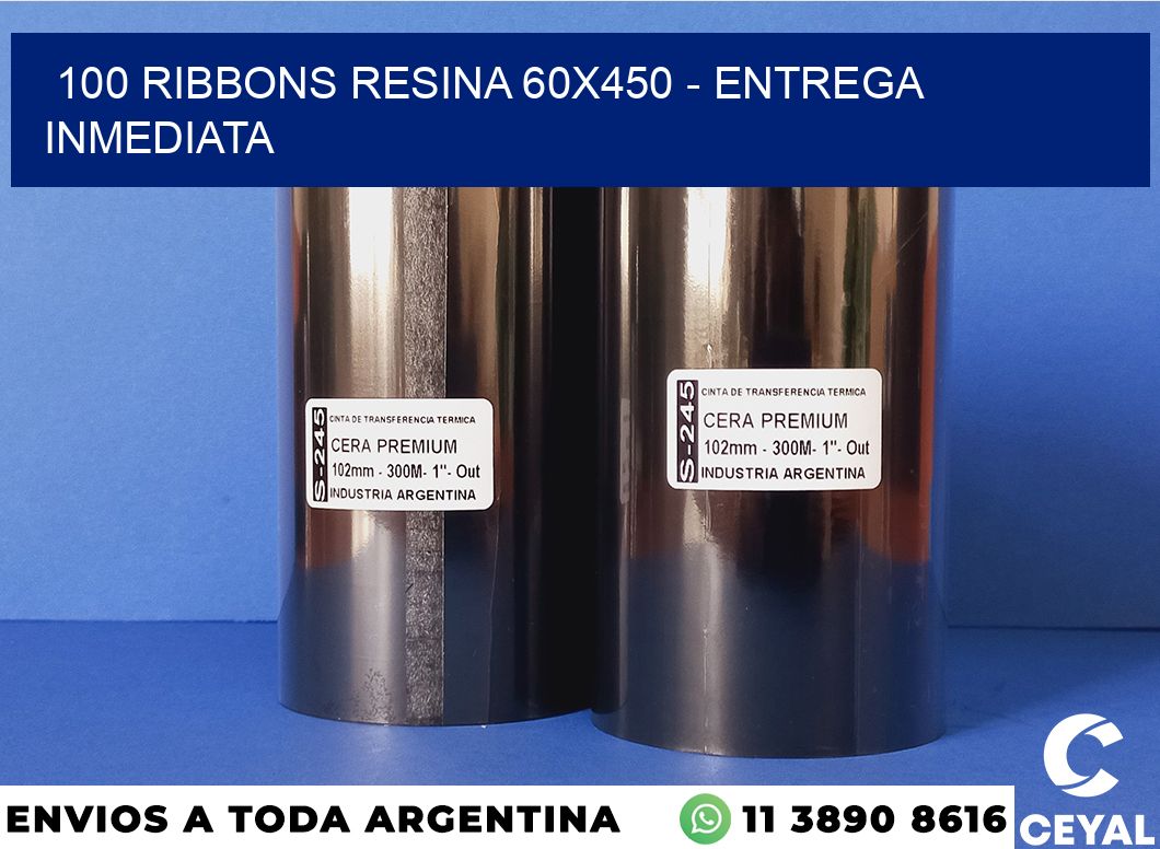 100 Ribbons resina 60×450 – Entrega inmediata