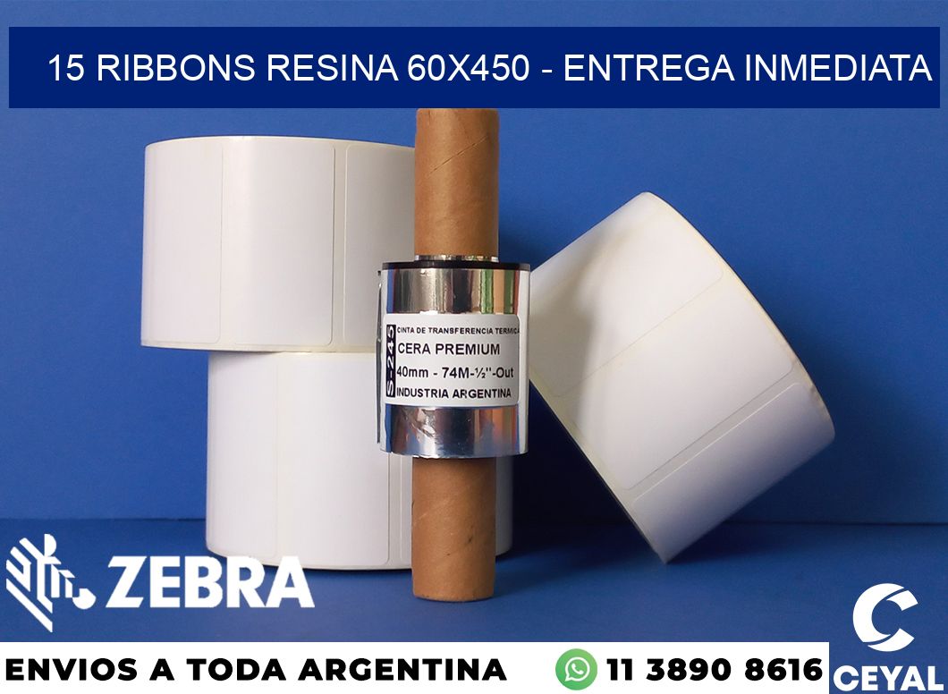 15 Ribbons resina 60x450 - Entrega inmediata