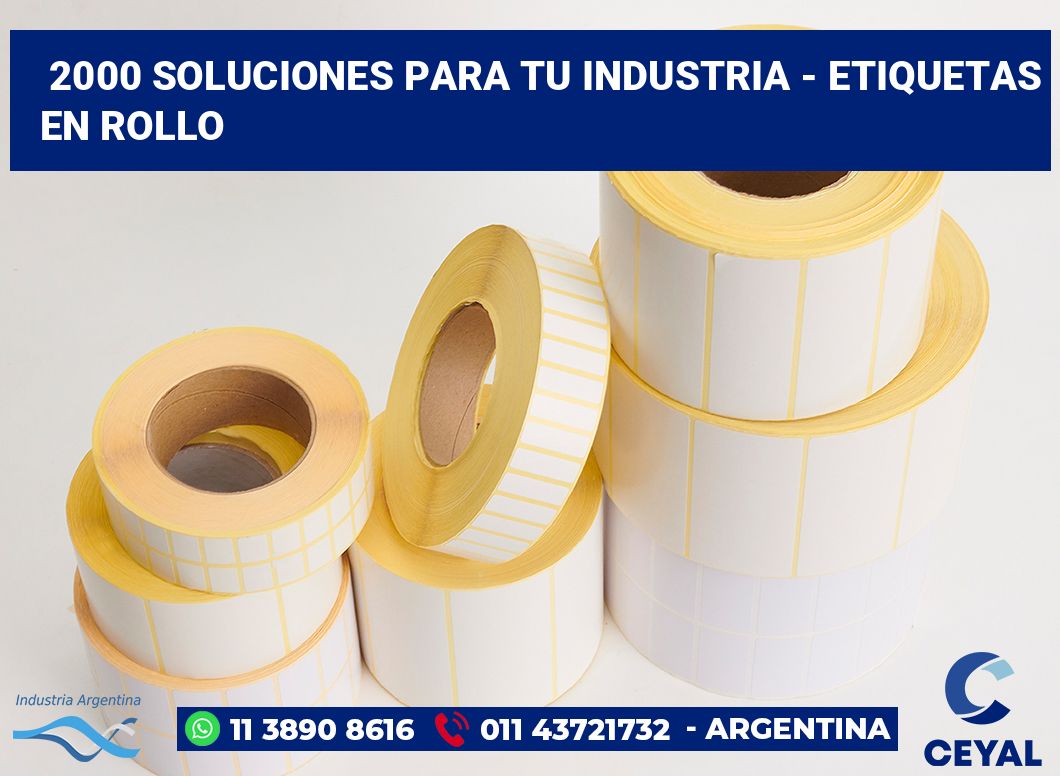 2000 Soluciones para tu industria - etiquetas en rollo