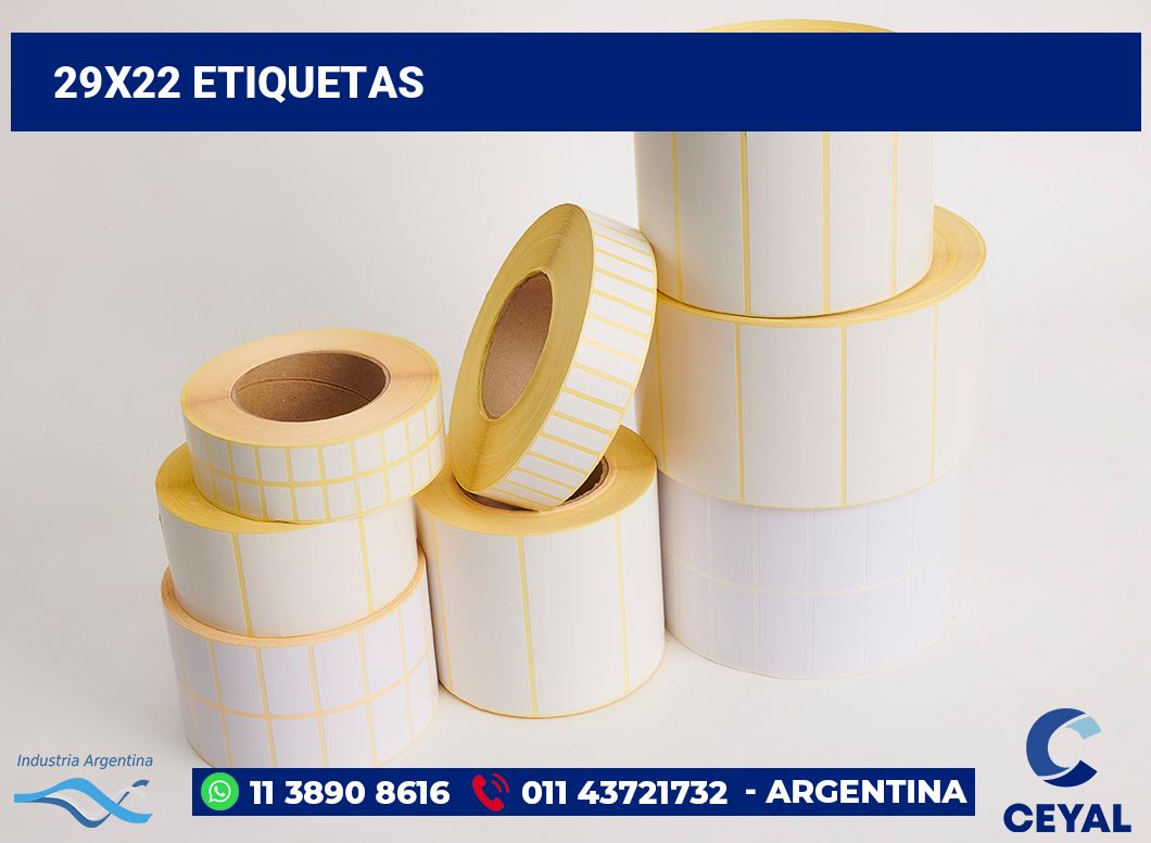 29x22 Etiquetas