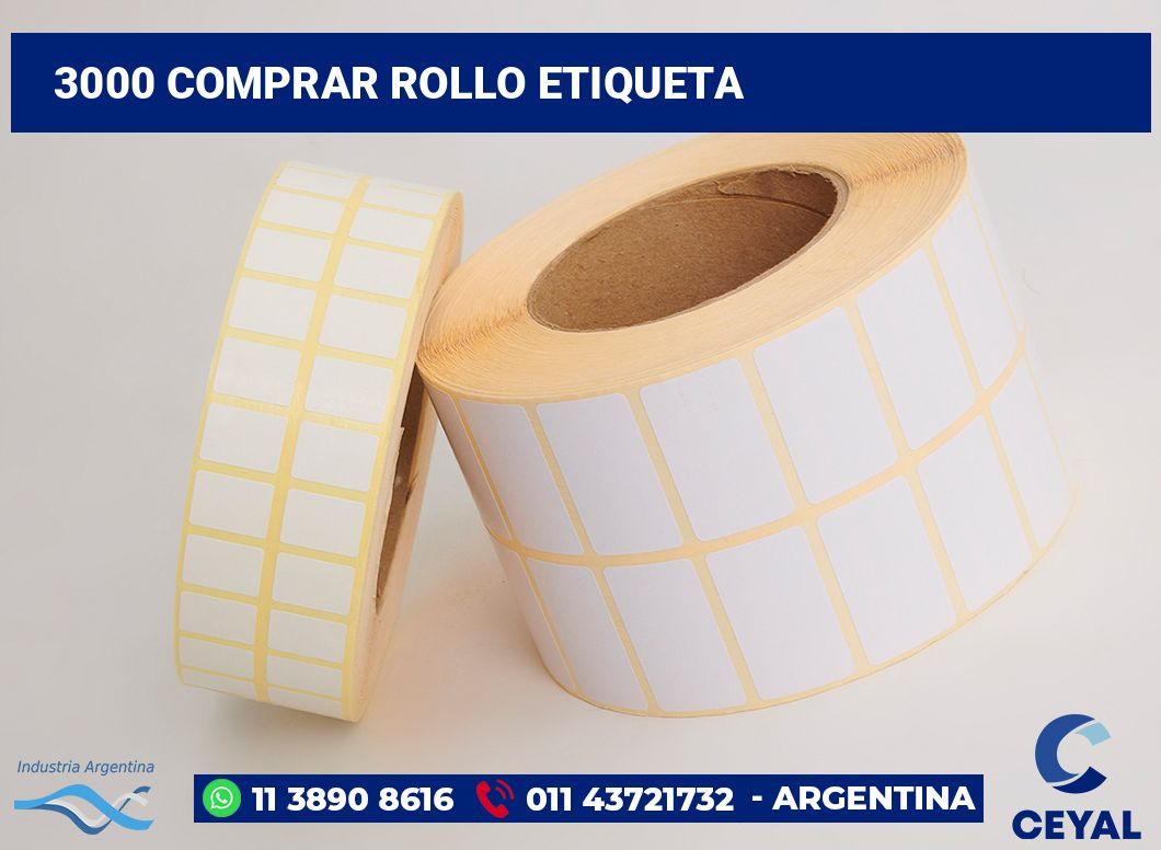 3000 Comprar rollo etiqueta