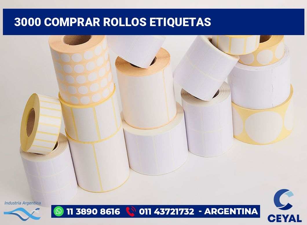 3000 Comprar rollos etiquetas