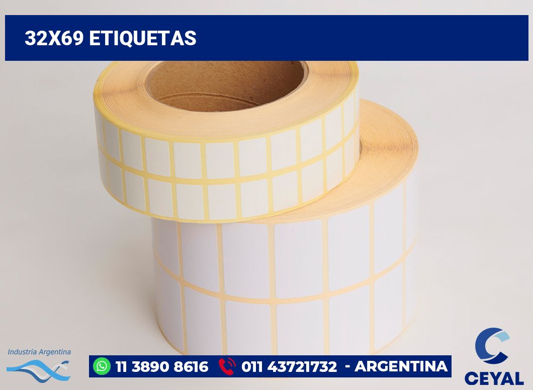 32x69 Etiquetas