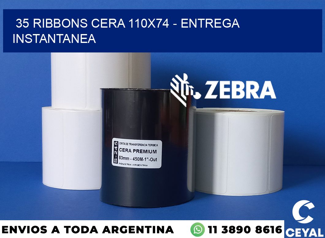35 Ribbons cera 110x74 - entrega instantanea