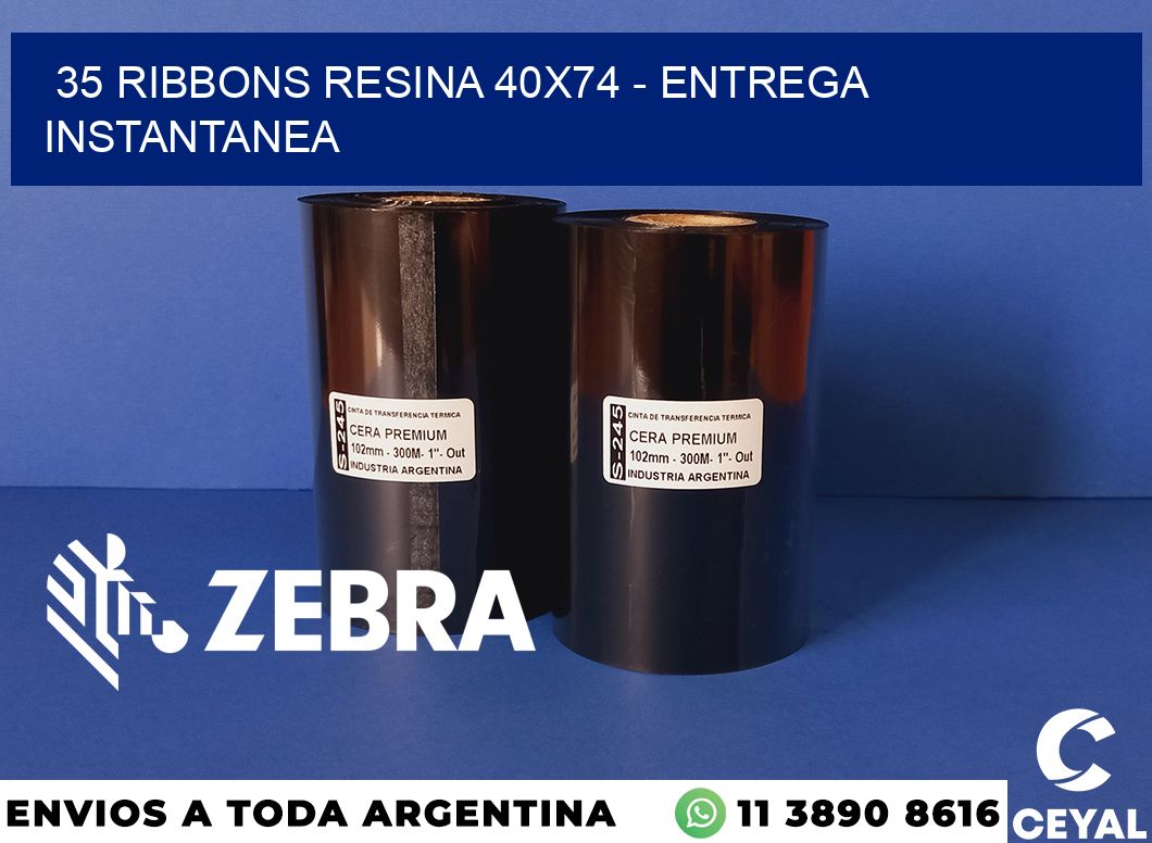35 Ribbons resina 40x74 - entrega instantanea