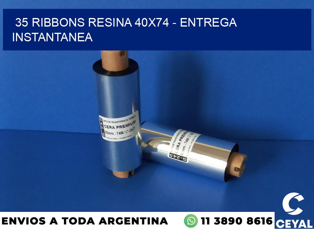 35 Ribbons resina 40×74 – entrega instantanea