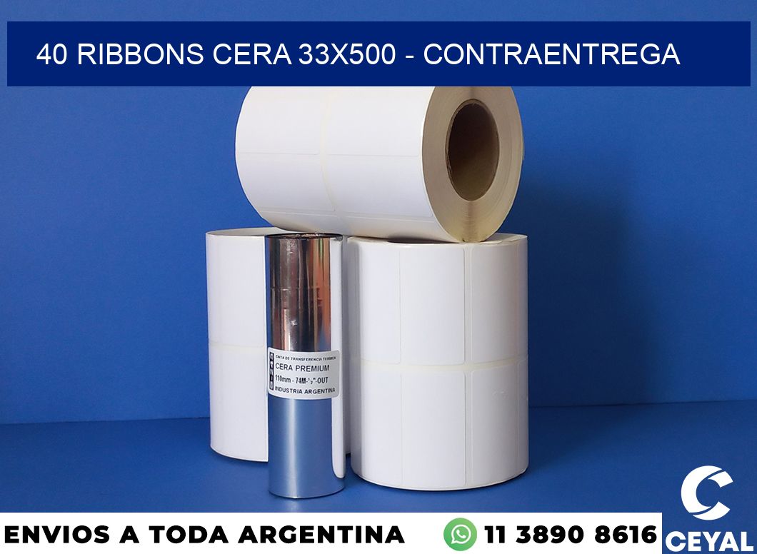 40 Ribbons cera 33×500 – contraentrega