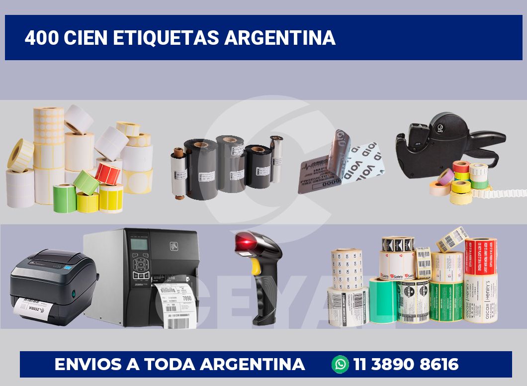 400 Cien etiquetas argentina