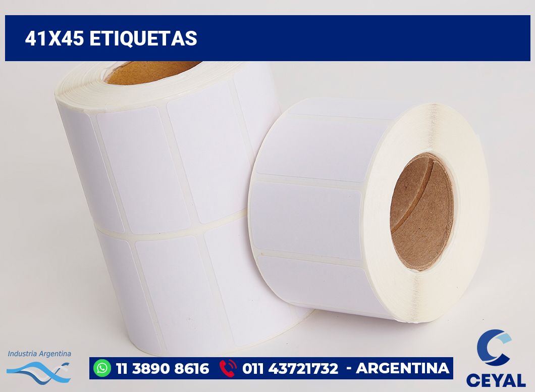 41x45 Etiquetas