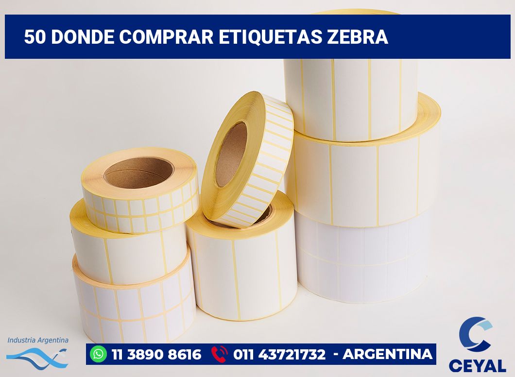 50 Donde comprar etiquetas zebra