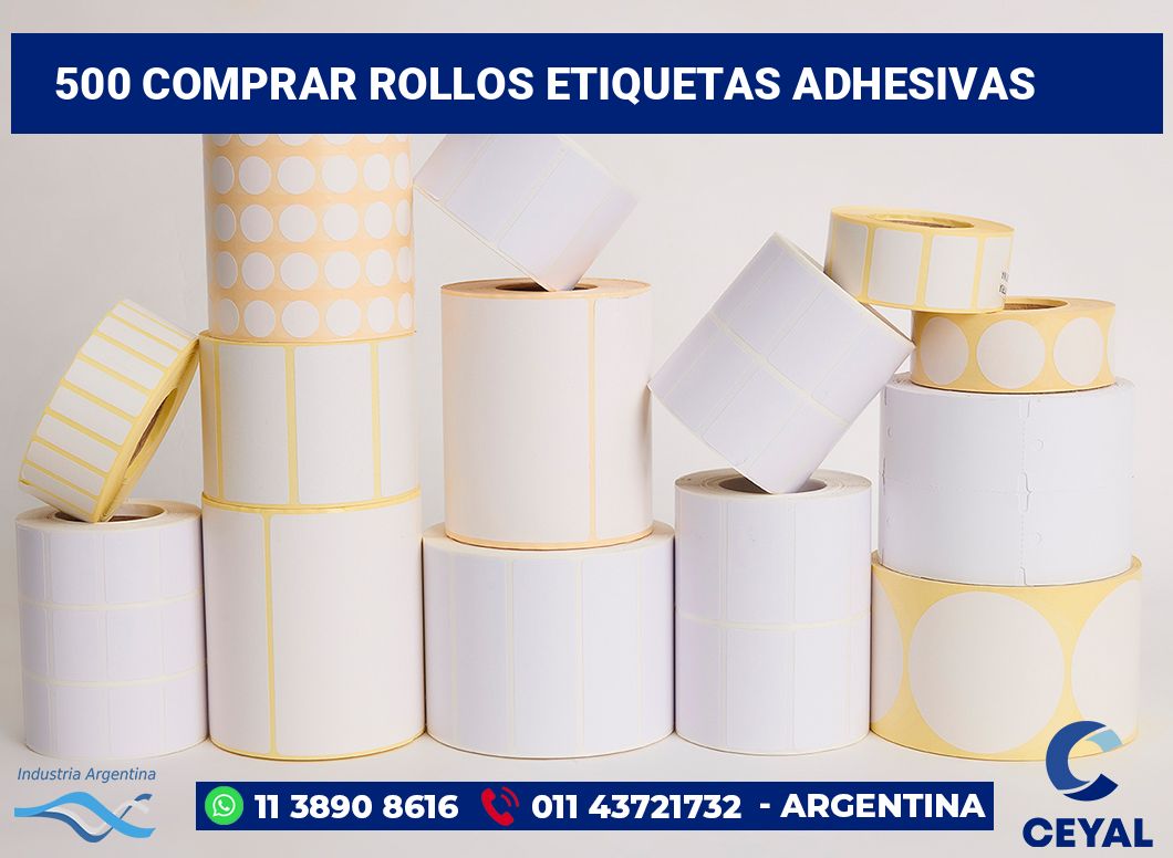 500 Comprar rollos etiquetas adhesivas