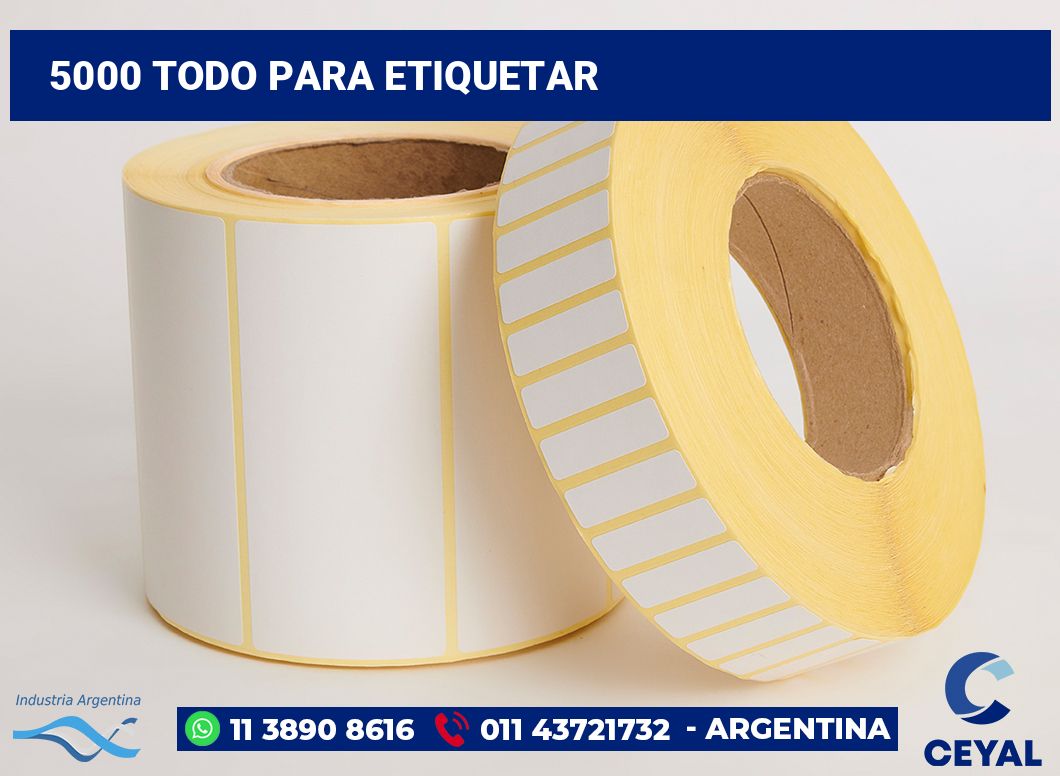 5000 Todo para etiquetar