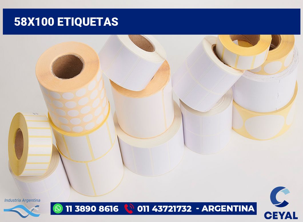 58x100 Etiquetas