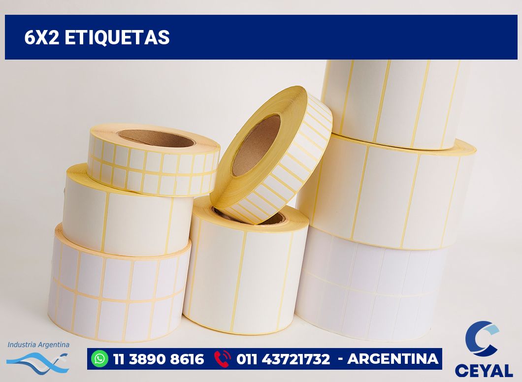 6x2 Etiquetas