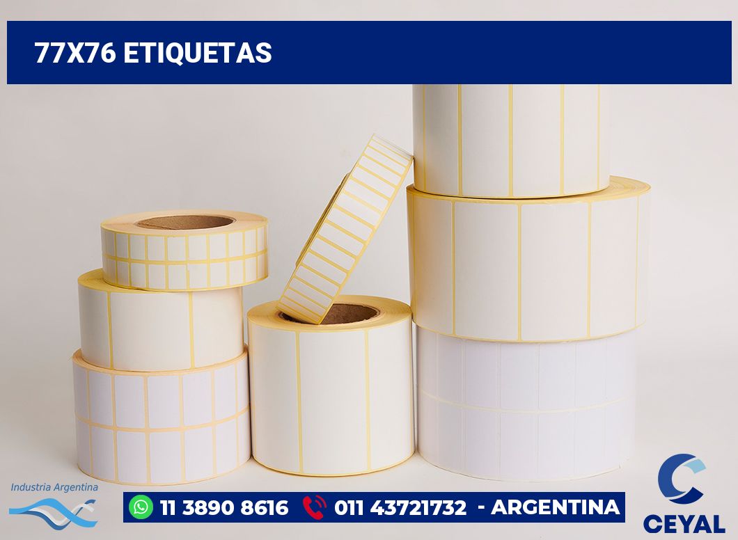 77x76 Etiquetas