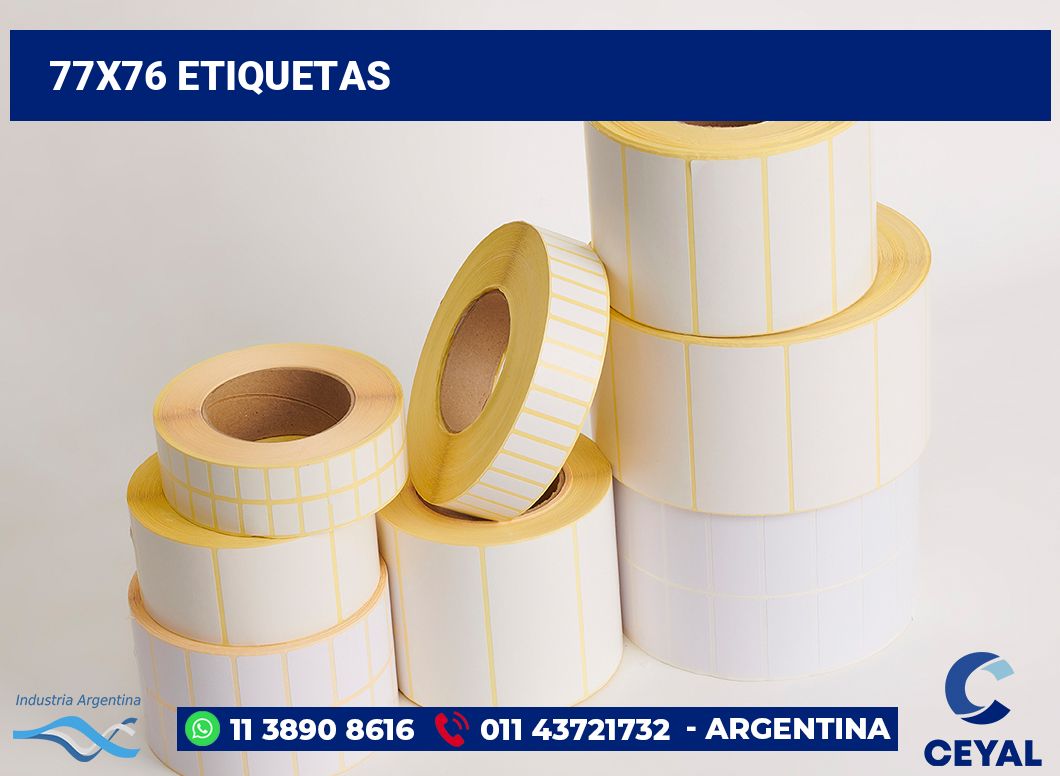 77x76 Etiquetas