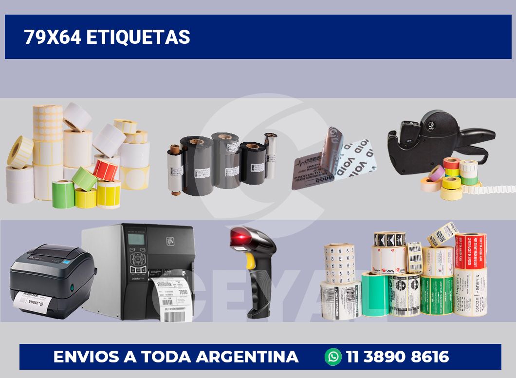 79×64 Etiquetas