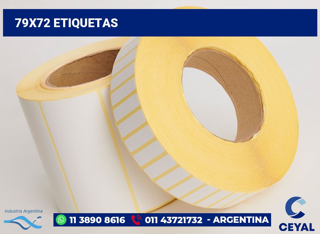 79x72 Etiquetas