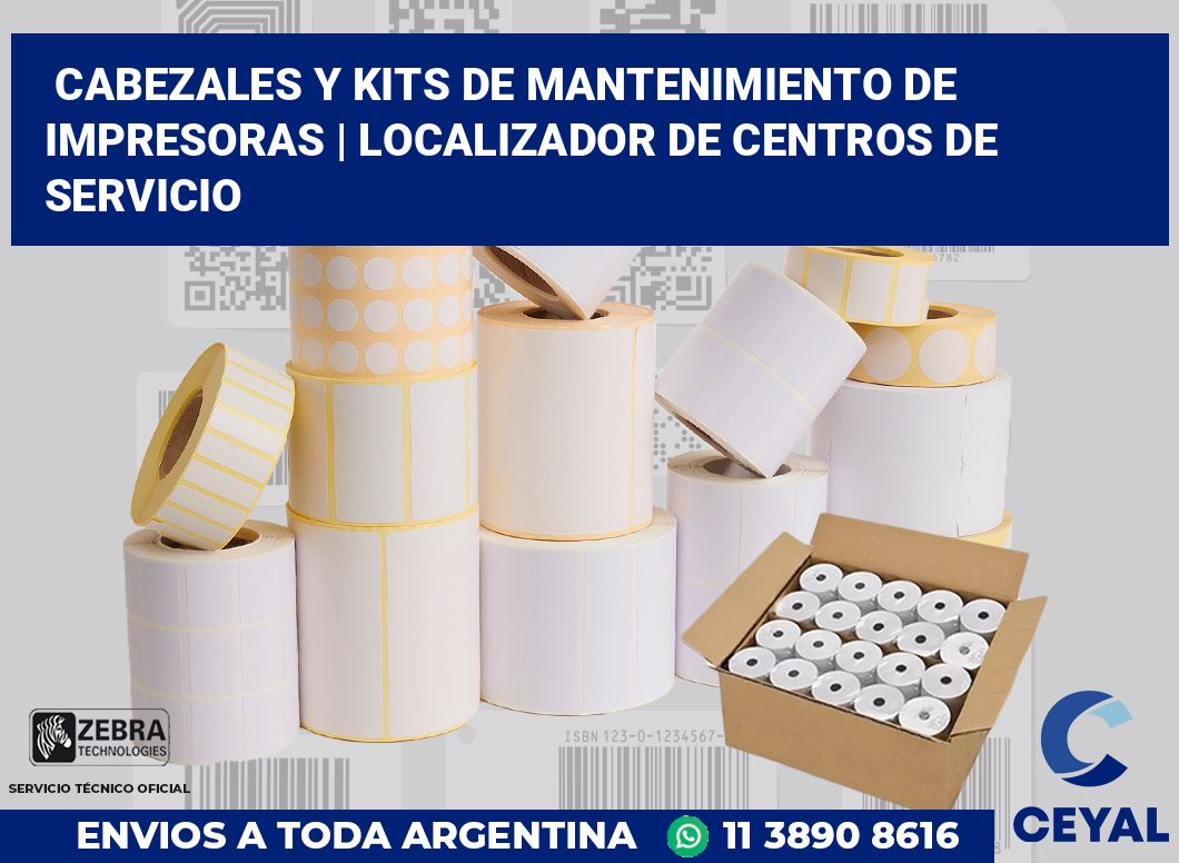 Cabezales y kits de mantenimiento de impresoras | Localizador de centros de servicio