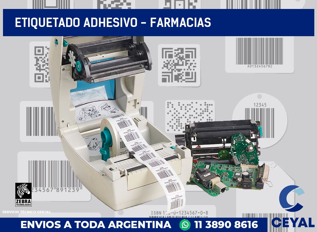 Etiquetado adhesivo - Farmacias