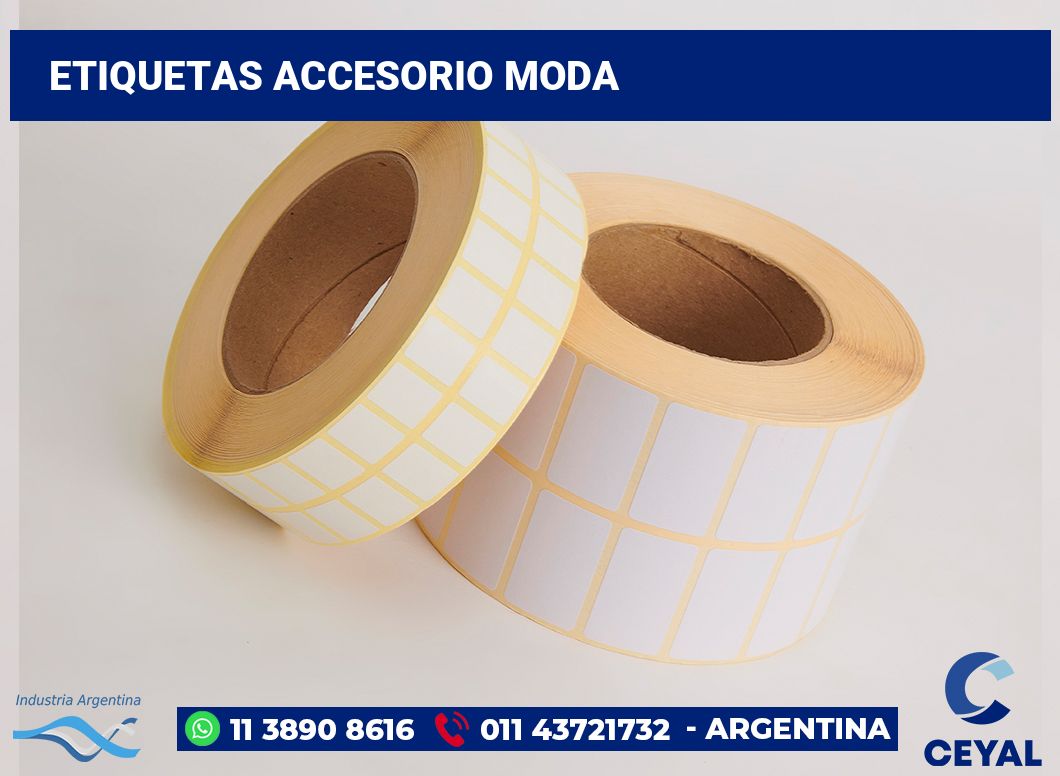 Etiquetas accesorio moda