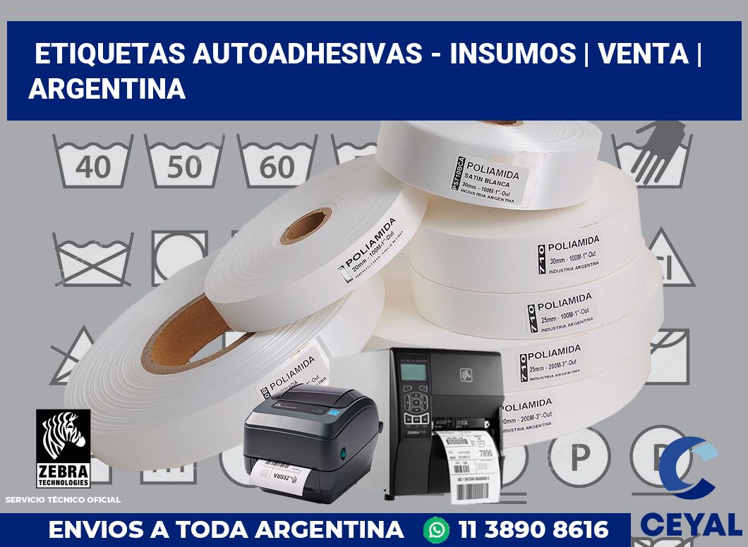 Etiquetas autoadhesivas - insumos | Venta | Argentina