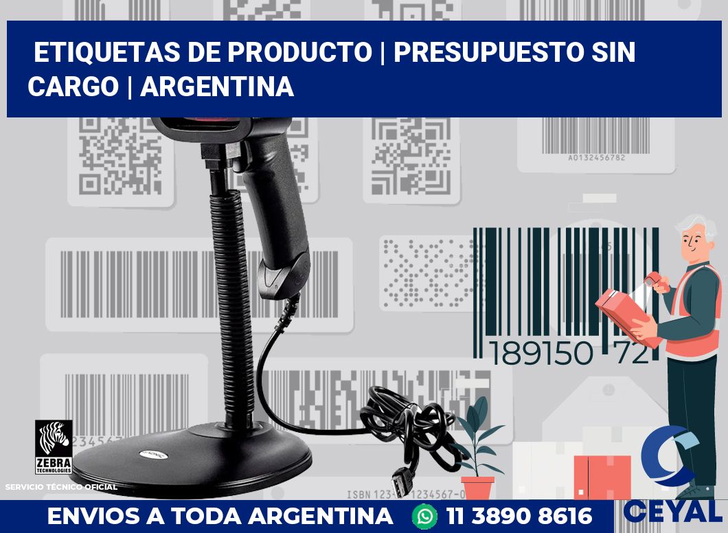 Etiquetas de producto | Presupuesto sin cargo | Argentina