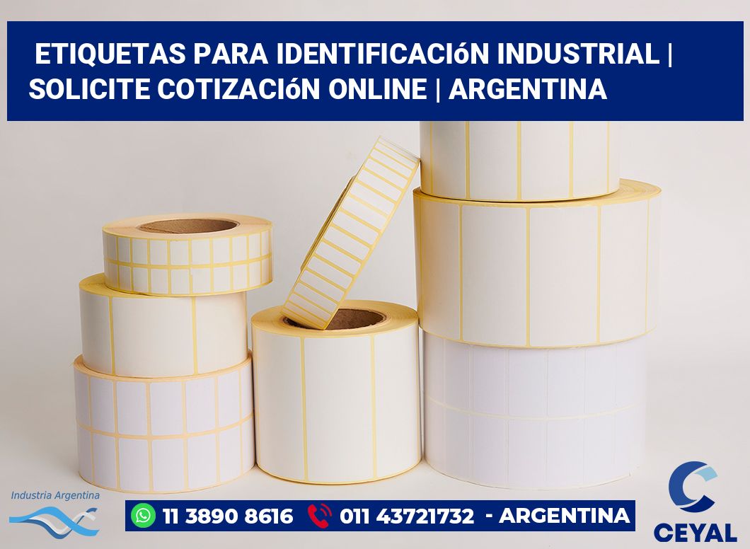 Etiquetas para identificación industrial | Solicite cotización online | Argentina