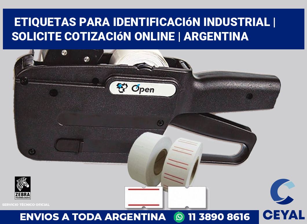 Etiquetas para identificación industrial | Solicite cotización online | Argentina