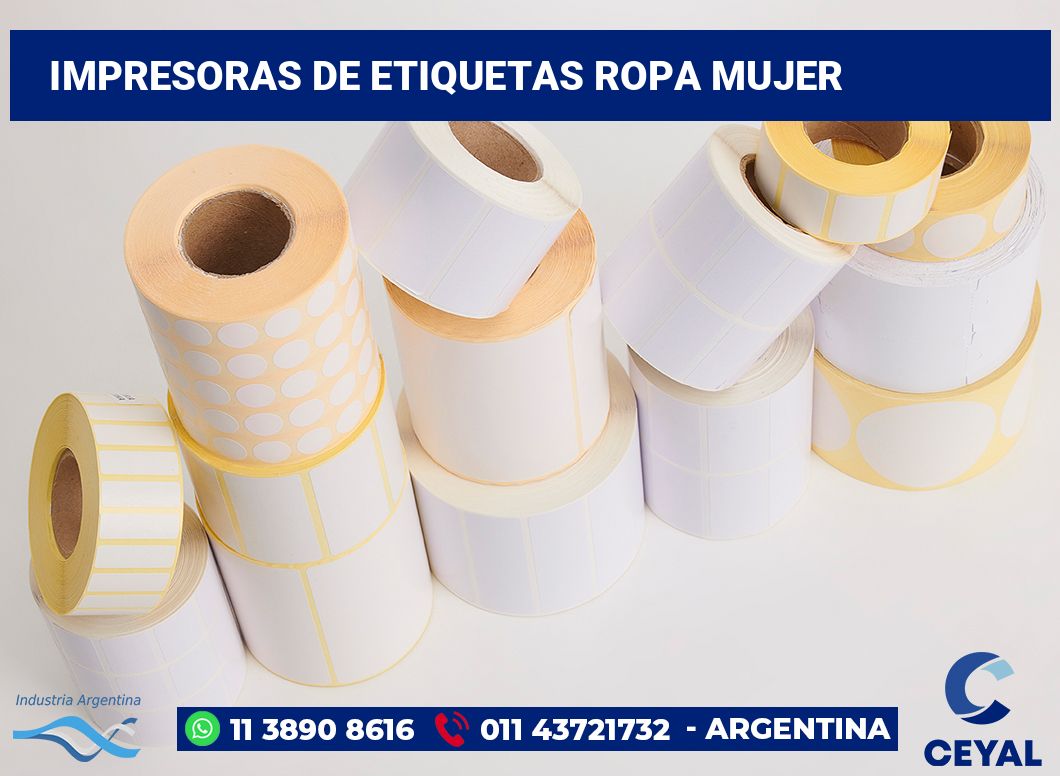 Impresoras de etiquetas ropa mujer