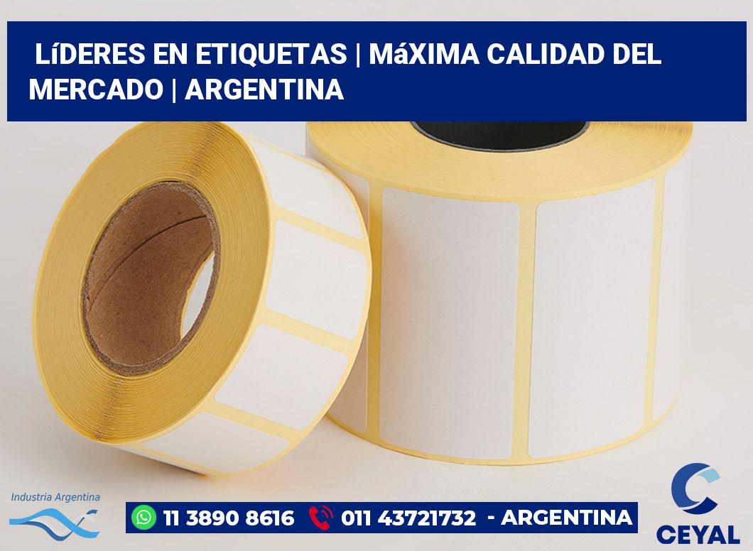Líderes en etiquetas | Máxima calidad del mercado | Argentina