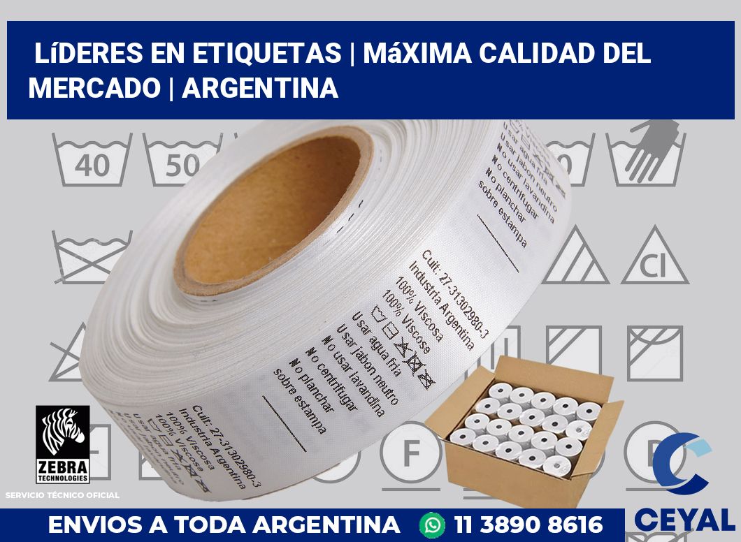 Líderes en etiquetas | Máxima calidad del mercado | Argentina