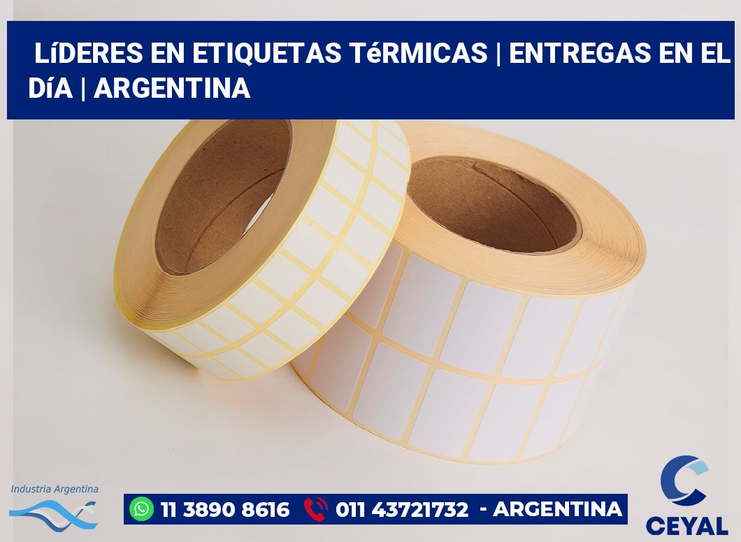 Líderes en etiquetas térmicas | Entregas en el día | Argentina