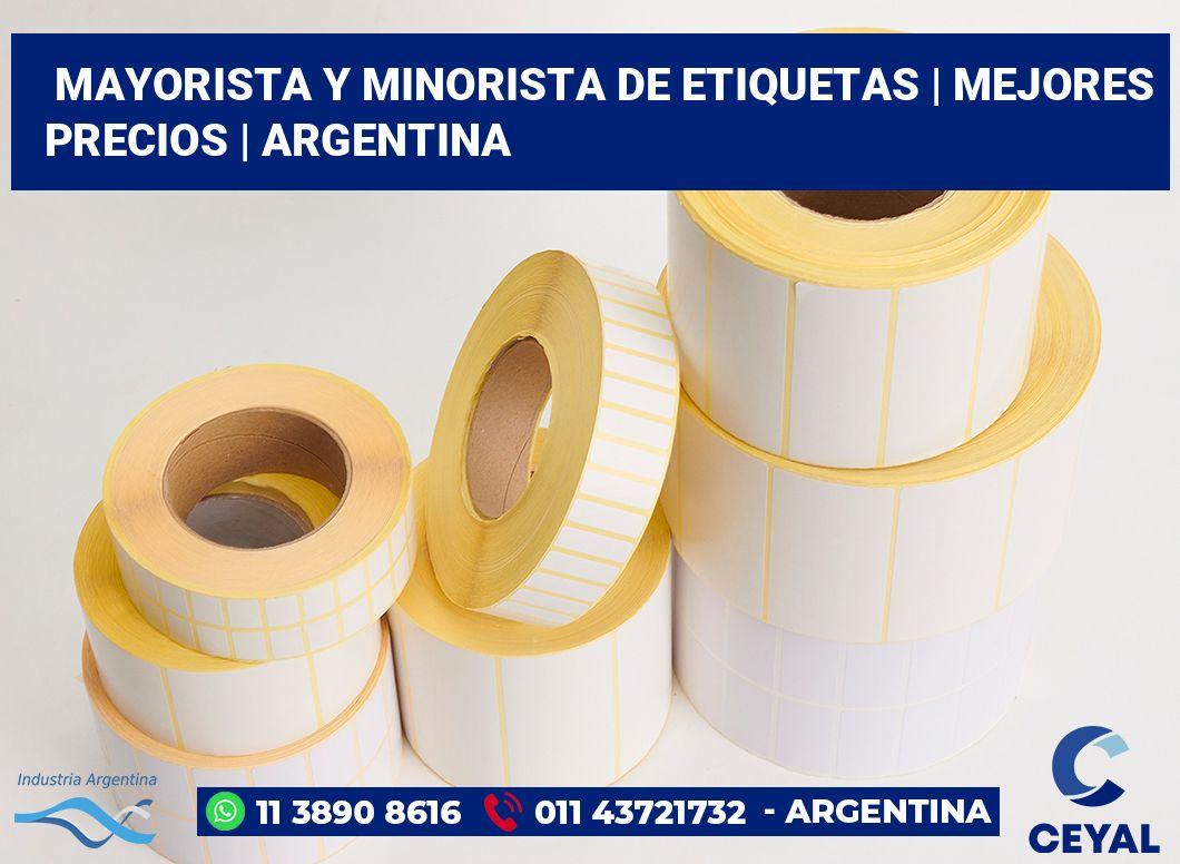 Mayorista y minorista de etiquetas | Mejores precios | Argentina