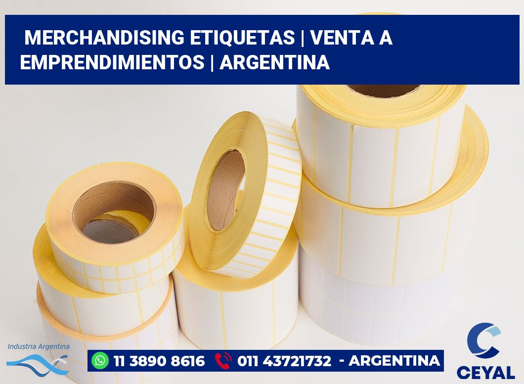 Merchandising etiquetas | Venta a emprendimientos | Argentina