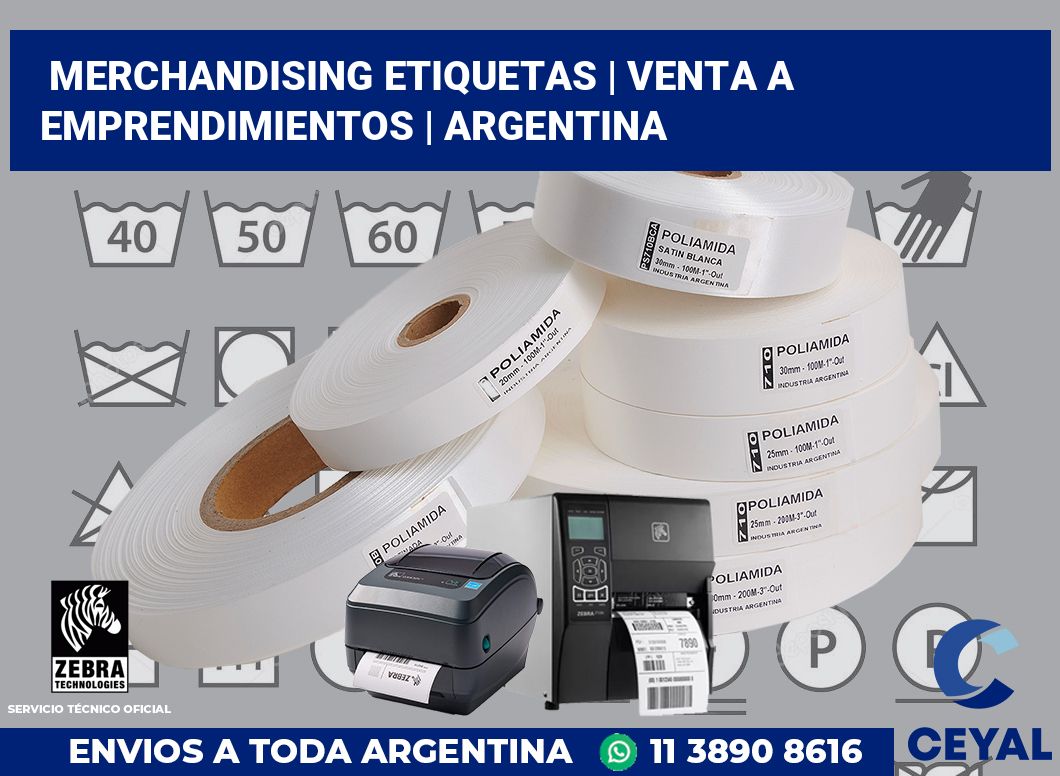 Merchandising etiquetas | Venta a emprendimientos | Argentina