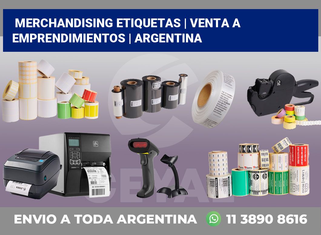 Merchandising etiquetas | Venta a emprendimientos | Argentina